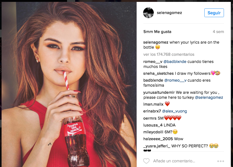 Selena Gomez Coca Cola 